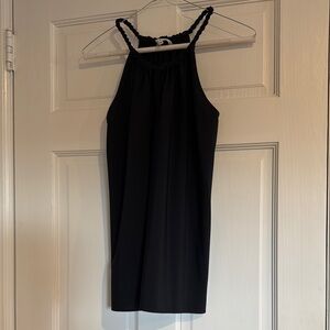 Elegant navy Sleeveless top